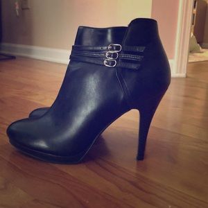 Black High Heel Booties